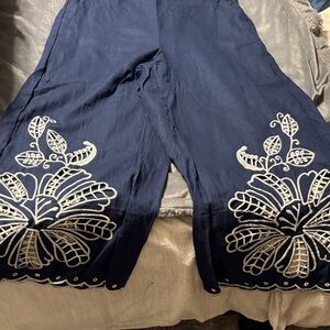 Christian Siriano Dark Blue Trousers